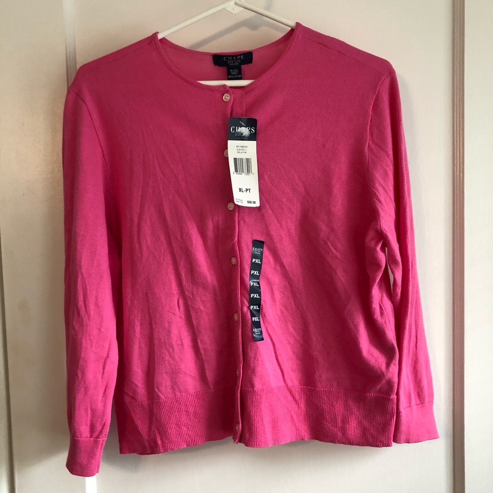 NWT Chaps cardigan